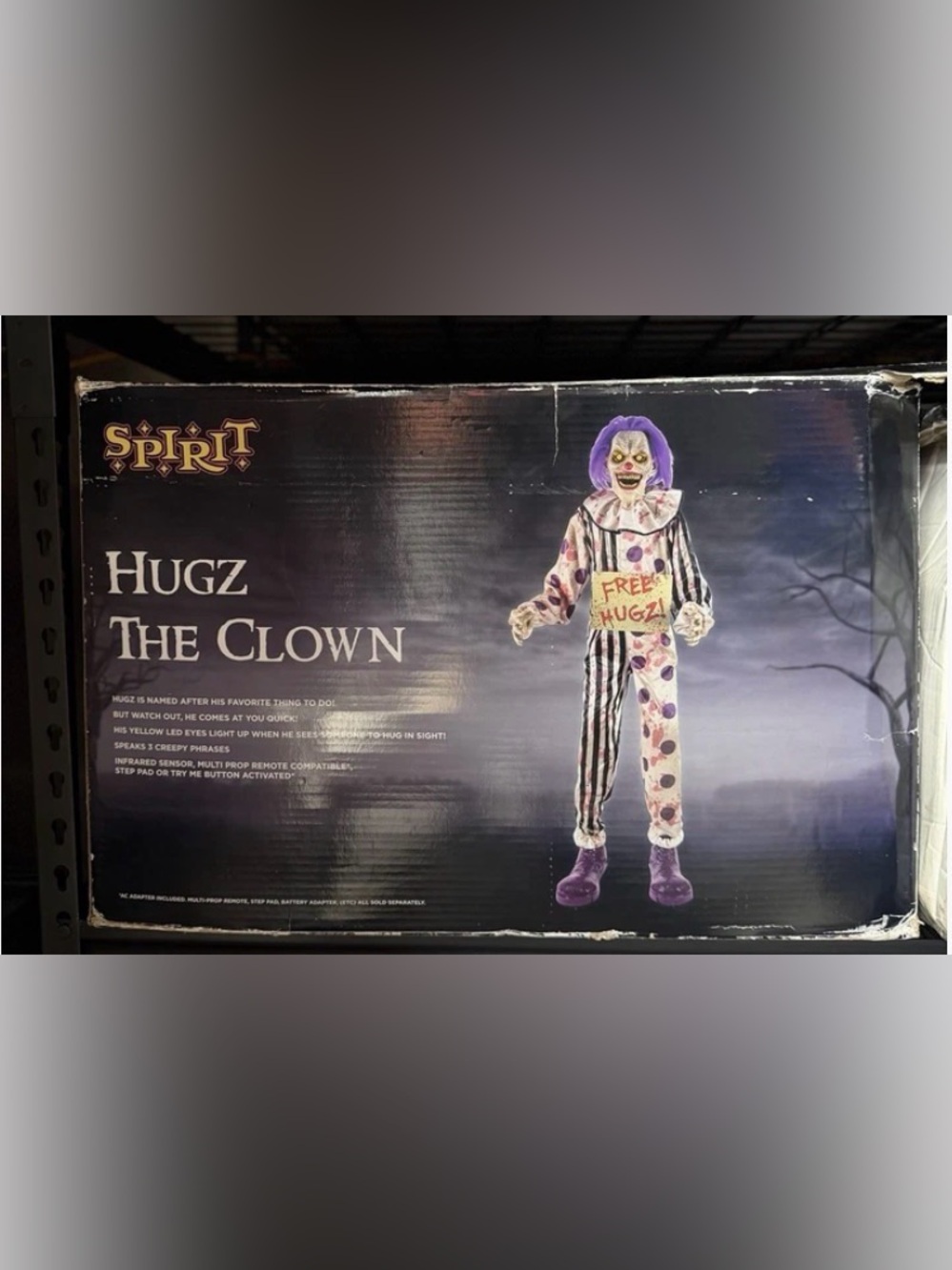 2019 Spirit Halloween 
Hugz the Clown